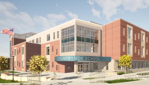 A rendering of the Countryside Elementary School