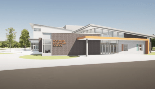 Illustration of the Amherst Elementary School Building Project