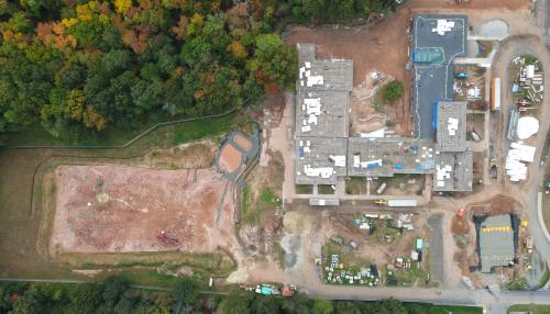 Keeney Elementary School aerial image