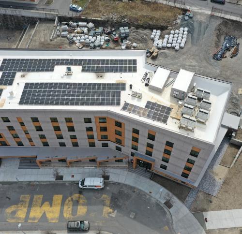 Kenzi aerial view under construction 