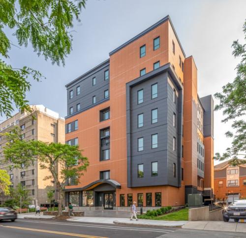 Front-facing street view of 108 Centre St