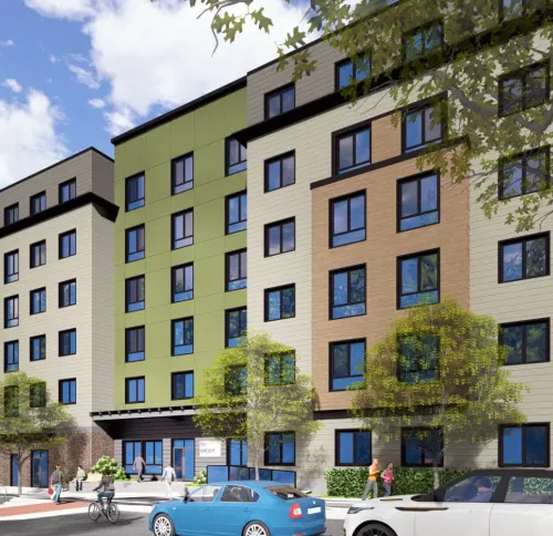 Rendering of 127 Amory St.