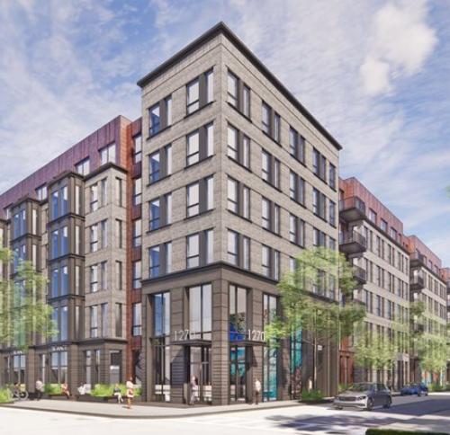 Rendering of 1270 Commonwealth Ave.