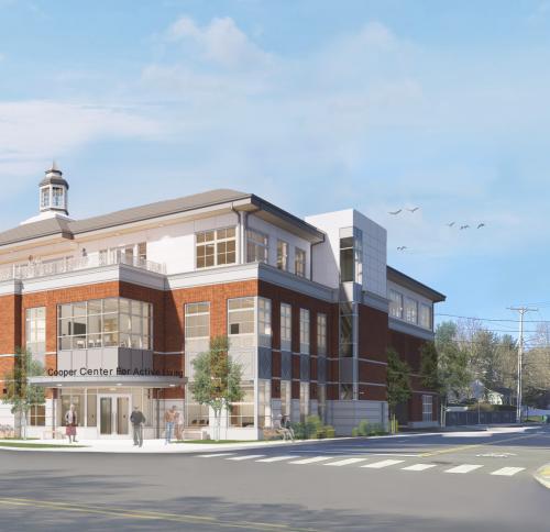 Rendering of the Cooper Center for Active Living