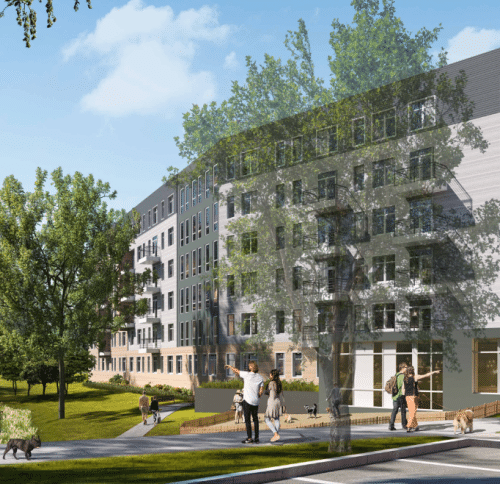 Rendering of NOVO Riverside Commons