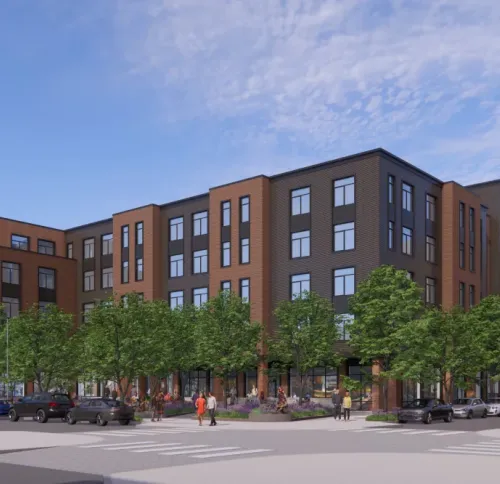 295 West 1st Street rendering