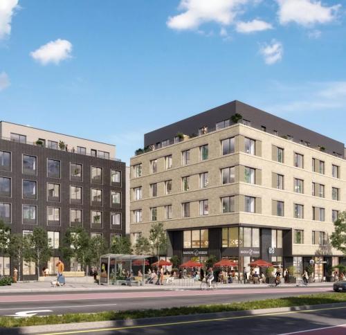 Render of 299 Broadway Building B in Somerville, MA.