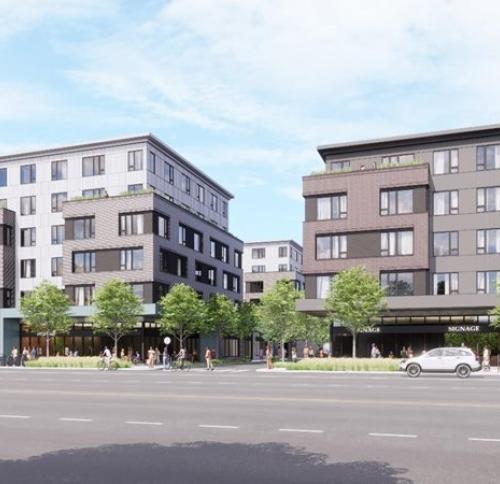 Rendering of 3430 & 3440 Washington Street