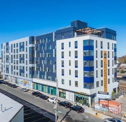 Aerial view of 35-43 Braintree Street