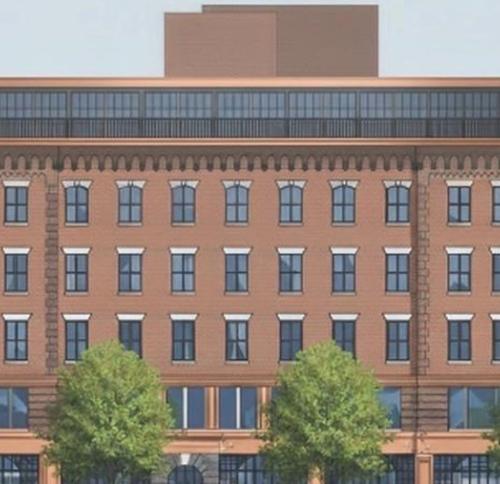 Rendering of 400 Atlantic Ave facade