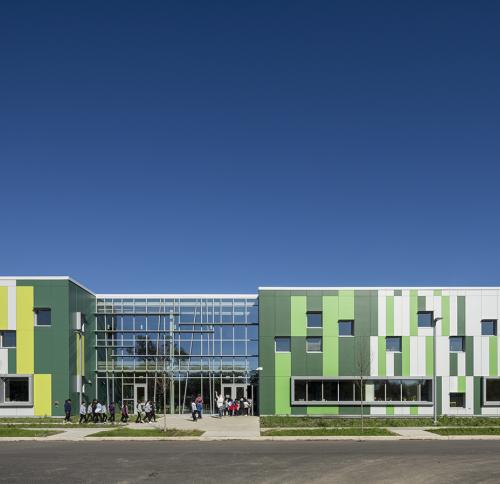 Front view of the Academy of Global Citizenship