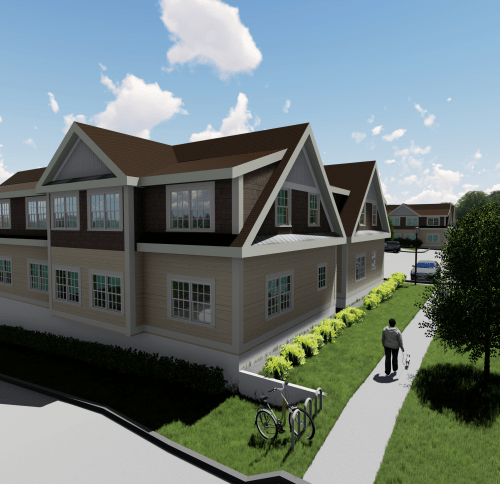 Rendering of Asbury Commons project