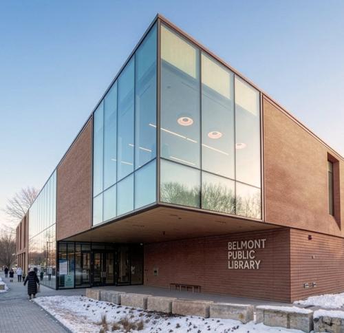 Belmont Public Library exterior overview