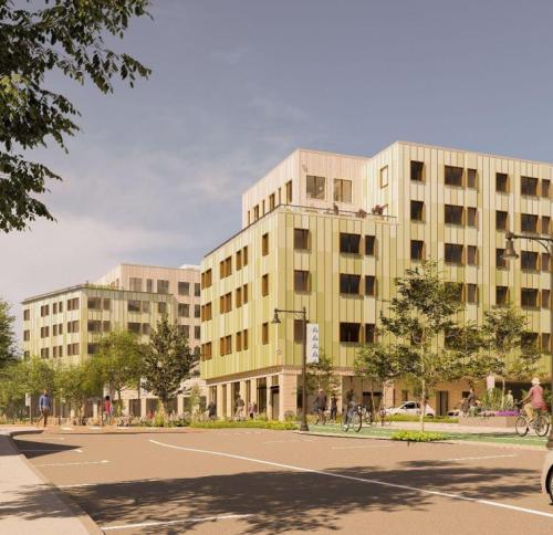 Street view render of Brooke House