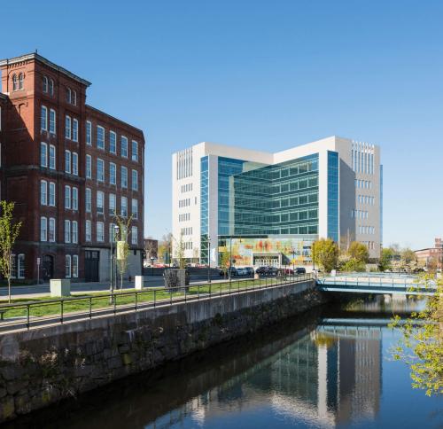 View of new Lowell judicial center