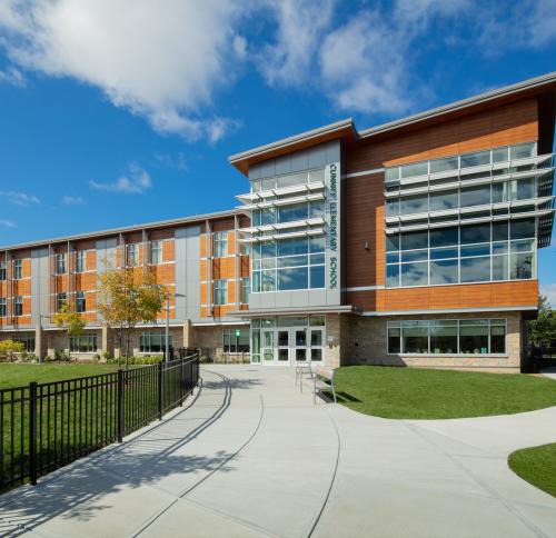 Cunniff Elementary School entry way