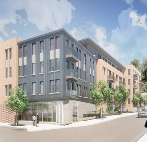 Rendering of Dover Station Condos