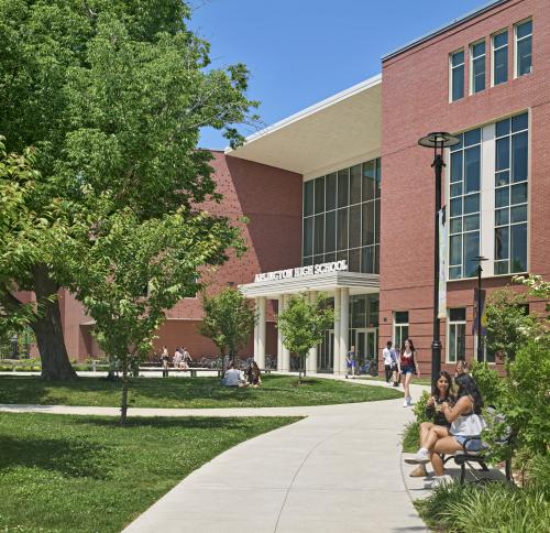 Arlington High School entrance plaza