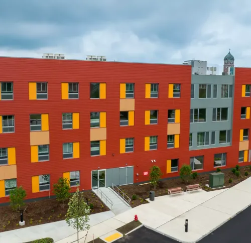 Front view of Island Parkside