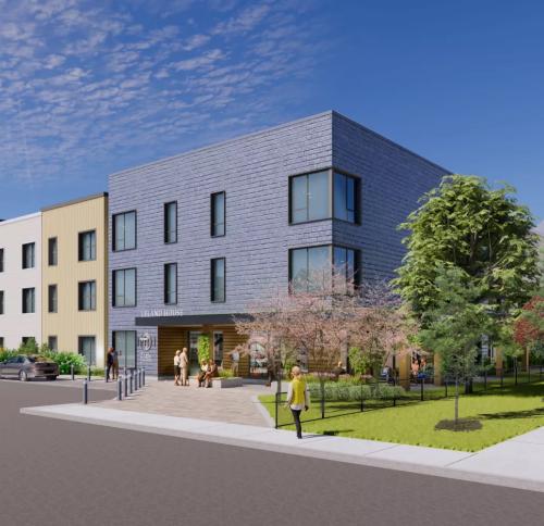 Render of Leland House.