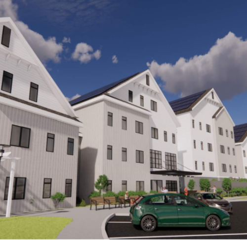 Rendering of McManus Manor.