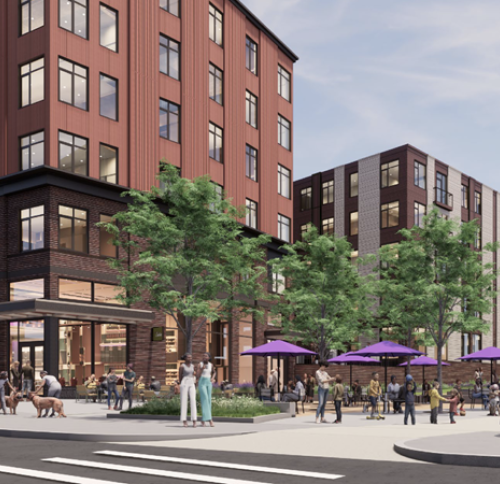 Rendering of Mildred Hailey building 4