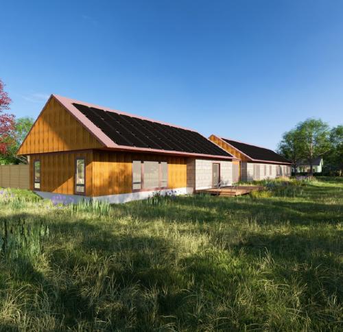 Rendering of the new Monadnock Conservancy HQ