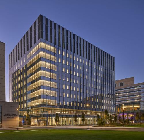 View of Paul J DiMare Center at UMass Medical.