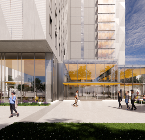 Rendering of Pike Residence Hall