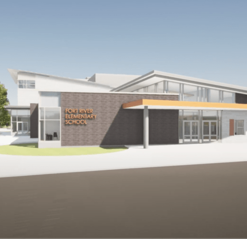 Illustration of the Amherst Elementary School Building Project