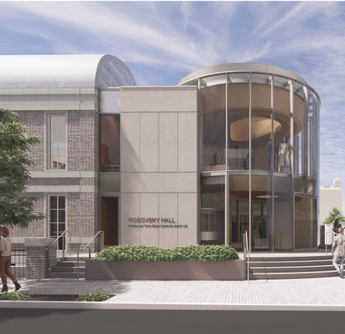 Rendering of proposed changes to Harvard Hillel