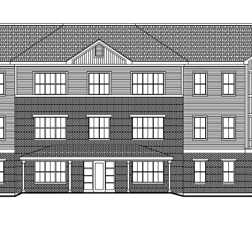 Lincoln School Apartments elevation view