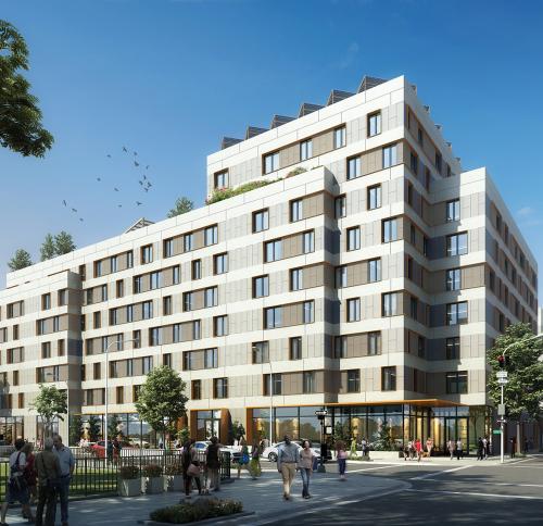 Rendering of Throop Corners