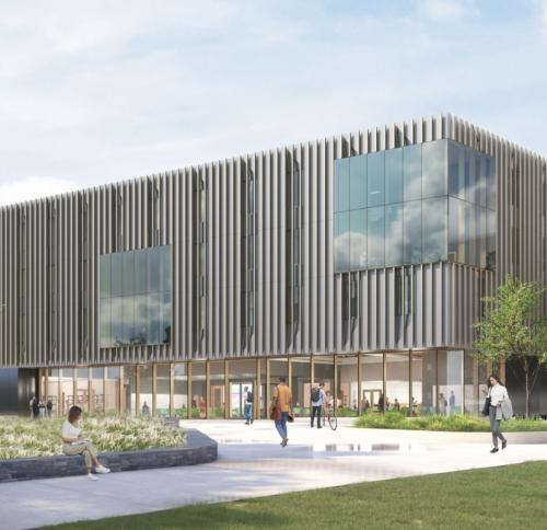 Rendering of UMASS Amherst's Sustainable Engineering Labs