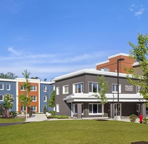 External overview of Village Center Apartments