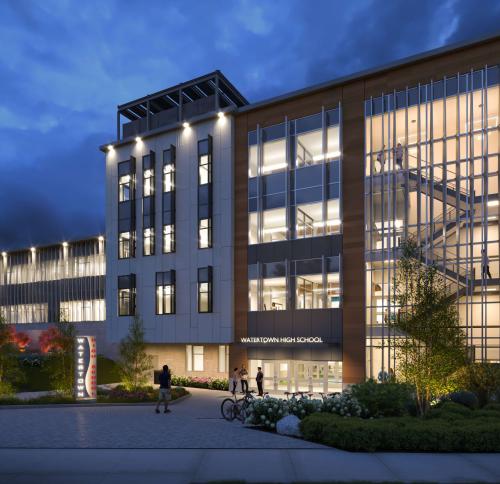 Image of the new Watertown High School