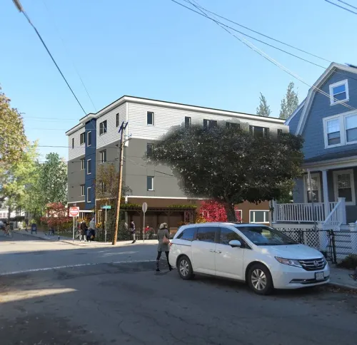 Rendering of the new Weaver Apartment block.