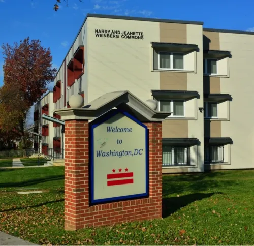Street view of Weinberg Commons