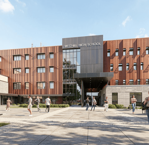 Westhill High School rendering
