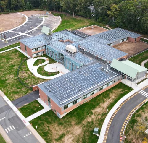 Bowers Elementary School aerial image