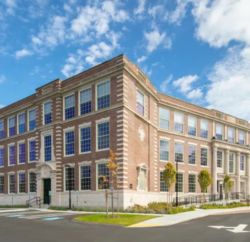 Briscoe Village for Living & The Arts front facing view