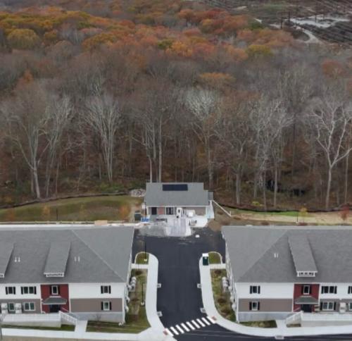 Aerial view of Brookside Commons