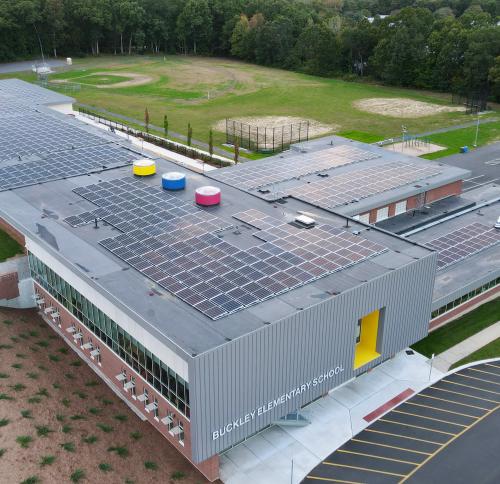 Buckley Elementary School aerial image