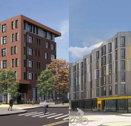 Rendering Mildred Hailey building 2 (on the left)