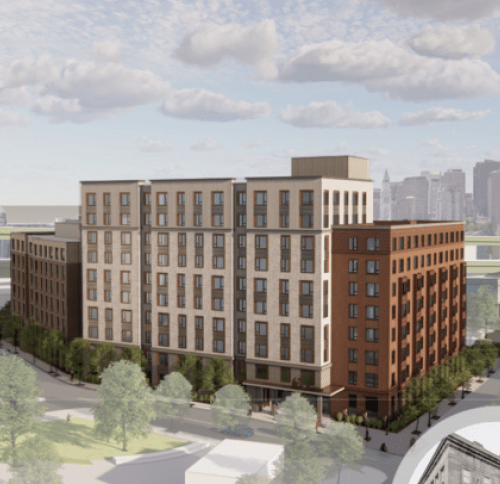 Rendering of Bunker Hill Housing Redevelopment Building F