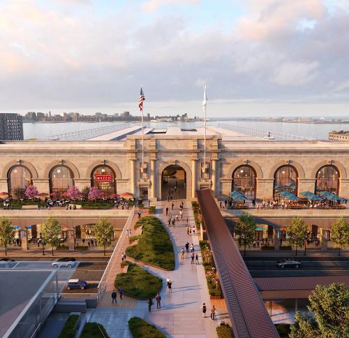 Rendering of the Commonwealth Pier