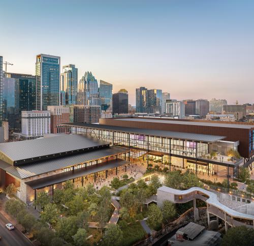 Austin Convention Center aerial renderings