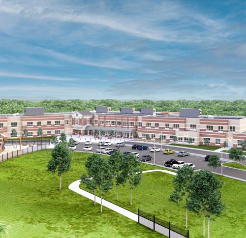 Rendering of the Green Meadow Elementary School