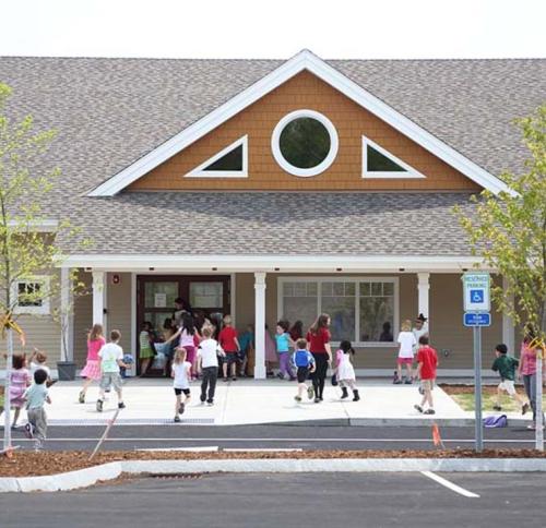 Hollis Montessori School front entryway