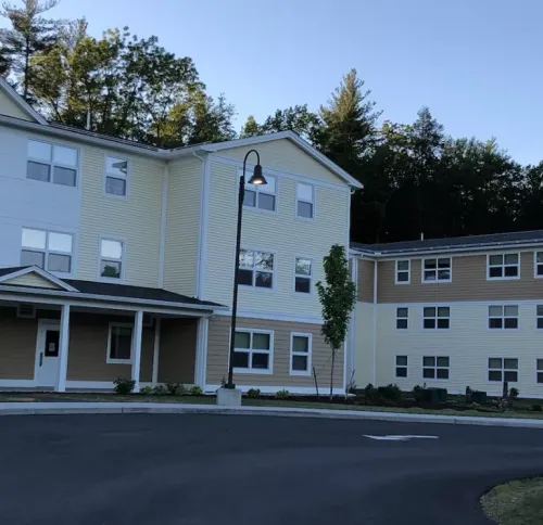 Street view of housing development